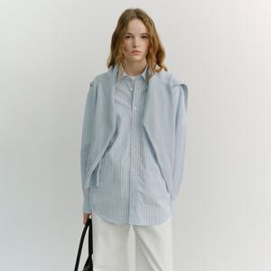 UNISEX OVERSIZED STRIPED SHIRT_SKY BLUE STRIPE_UDSH6A104B2