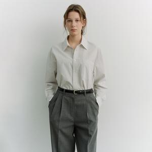 UNISEX OVERSIZED STRIPED SHIRT_BEIGE STRIPE_UDSH6A104I2