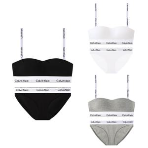 CK 여성 아이콘 코튼 모달 반도 브라+팬티 세트 QF8497+QF8520 3종 택1