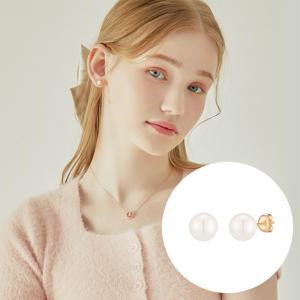 [제이에스티나][롯백정품] MARIEBEL 14K 진주 귀걸이 6mm_JJMBEF9AS663Y4000