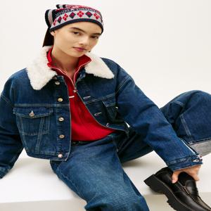 [Tommy Girl] 여성 타미걸 니트 반다나 T32G0AHT83TWT1