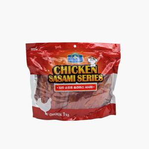 벨버드 강아지 사사미 1kg 치킨소프트슬라이스
