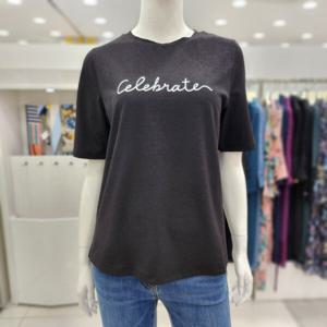 스판 라운드 시원한 반팔 여름 여성 티셔츠JDU5WKS0700_US