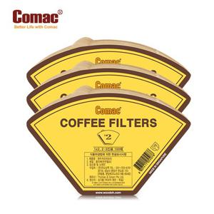 커피여과지 커피필터 무표백 #2Y (300매) (FY2X3)커피필터, 커피여과지,커피종이필터,무표백필터,핸드드립필터