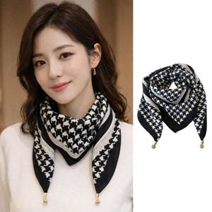 블랙펄 자석 방도 스카프 여성 간절기