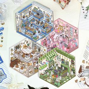 3D 입체 스티커 ver.2 방꾸미기 집꾸미기 DIY DIY꾸미기스티커 DIY스티커 미니어쳐스티커