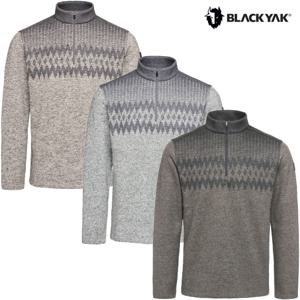 25FW 남성 겨울 보온성 등산집업티셔츠 데일리니트집업티1 1BYZTWU008