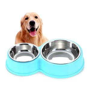 강아지 스테인레스 식기 1구 2구 애견 밥그릇 고양이 물통 사료 스텐 그릇