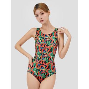 [하프클럽]  여성 실내수영복 AQA1659 단품3종세트