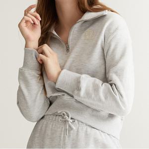 여성 엠블럼 반집업 (WHMAD2224F-T)