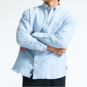 엠블럼 오버핏 셔츠 (WHYAD3811U-T)