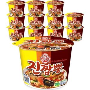 오뚜기 진짬뽕 컵라면 115g, 12개