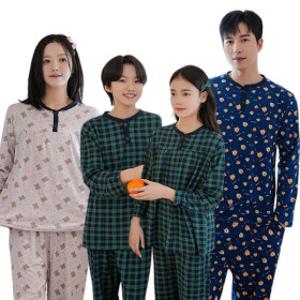 (5%+20% 쿠폰) 모스트맘 국민잠옷 피치기모 세트/피치기모 원피스/긴팔파자마/커플잠옷/주니어잠옷