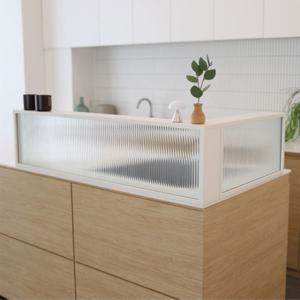 아일랜드 주방 파티션 1200 모루 강화유리 인테리어 공간분리 식탁 가림막 테이블 칸막이