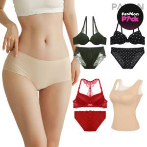 (10%/무료배송) 브라팬티세트 ABCD컵/군살보정/심리스/노와이어/빅사이즈/보정속옷