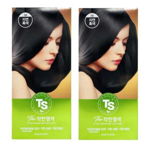 TS 더 착한 염색약 3호 자연흑색 240g (120g 2EA) 무료배송 친환경 착한 염색약