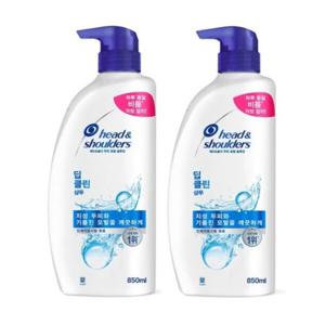 헤드앤숄더 딥클린 샴푸 850ml 2개 품질로 인정받는 브랜드