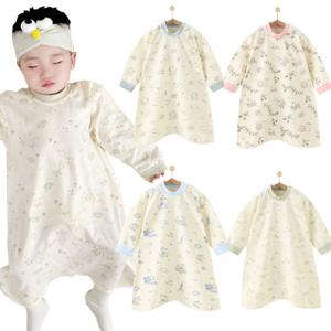 신생아 유아 코지 순면 슬립색 수면잠옷