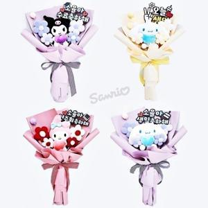 어린이집 유치원 마이멜로디 시나모롤 인형다발 토퍼 꽃다발 졸업식 수료식 입학식 졸업 수료 입학 꽃 선물