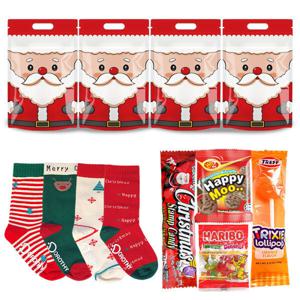 어린이집 유치원 단체선물 국내생산 어린이 유아 양말+간식꾸러미 개별포장 1세트 유아동 양말+간식세트