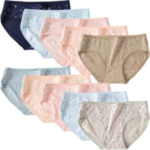 (할인쿠폰)프리미엄 순면 여성팬티 10매/미디팬티/주니어부터 성인까지/요일팬티 (스타배송)