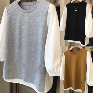 150kg까지 빅사이즈 여성 이어붙이다 루즈핏 배색 시보리 심플 남방 가을 편한 이쁜곳 3xl 4xl 데일리 고급