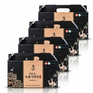 김오곤 녹용기력보 14가지 한약재 진액 건강즙 70ml 30포 4개월분 4박스