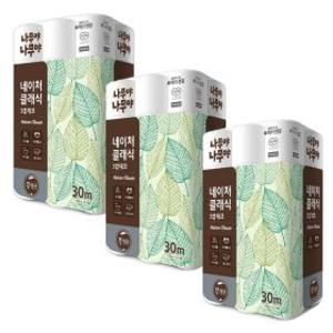 (신세계 규격)(신세계의정부점)미래생활 나무야 나무야 네이처 클래식3겹 데코 30m30롤3팩