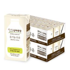 매일 유기농 멸균우유 200ml 48팩/우유/음료