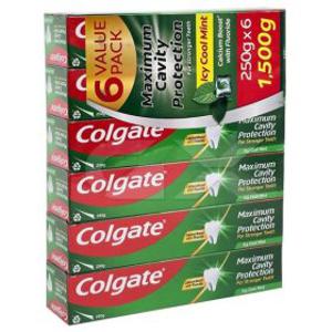 Colgate 콜게이트 아이씨 쿨민트 치약 250g x 6개 불소 치약 무료배송 gx
