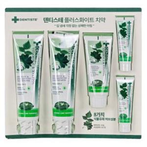덴티스테 플러스 화이트 치약 5개입(160g x2개+60g x1개+20g x2개) 무료배송 gx