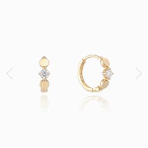 (스타필드 고양점) 써클 큐 14K 원터치 귀걸이 LOFP1005G