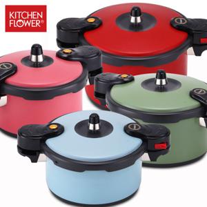 키친플라워 칼라 압력밥솥 인덕션 전기레인지 하이라이트 가스레인지 3 5 9 11 인용 모든 열원 사용 압력솥