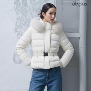 ab.plus/신상 후드 벨티드 숏 패딩 (LSA1MU34A)