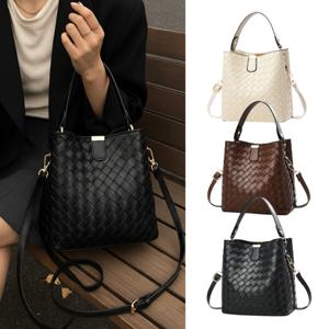 엔비 노블 위빙 크로스백 여자 데일리 버킷 숄더 오피스룩 사계절 가방