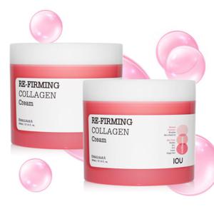 아이오유 리퍼밍 콜라겐 크림 300ml 1+1 /  대용량 재생 탄력 보습 미백 크림 주름 개선 화장품