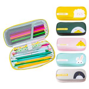 동물캐릭터 대용량 필통 초등학생 중학생 천 펜슬 필기도구 파우치 ODM-PENCASE2