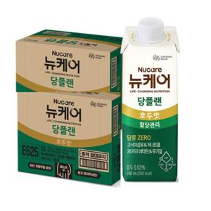 뉴케어 당플랜 호두맛 200ml x 60팩 혈당관리 당뇨 환자 영양식 식사
