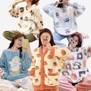 (20+10%쿠폰) 겨울 시즌오프 4970원~역마진SALE 잠옷세트/파자마/홈웨어/루즈핏/잠옷/수면잠옷/극세사/팬츠