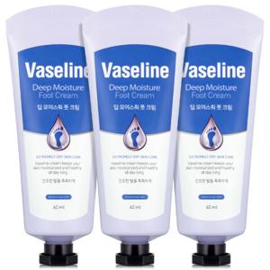바세린 풋크림 발크림 대용량 60ml 3개