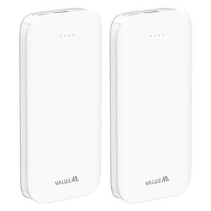 1+1 라이트 핏 듀얼 포트 보조배터리 10000mAh  +C타입 케이블+8핀 젠더