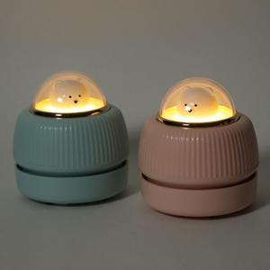 KJP 충전식 책상 키보드 청소기 LED등 지우개 지우개가루 똥 청소기