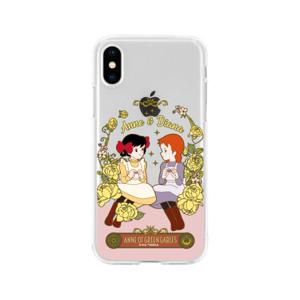 귀여운 빨강머리앤 갤럭시 아이폰 투명 젤리케이스 앤과다이아나 더블엔틱로즈 디자인 / 핸드폰케이스 17