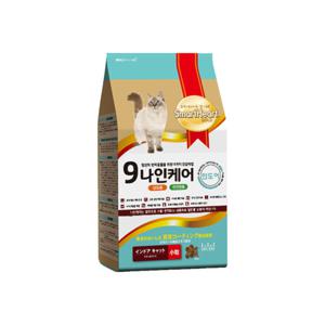 스마트하트골드 고양이 나인케어 인도어 기능성 홀리스틱 사료 전연령  1.2kg 1개