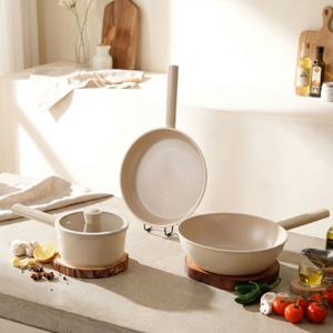 인터쿡 루체 인덕션 후라이팬 4종세트 (28후라이팬+28궁중팬+18편수냄비+18유리뚜껑)