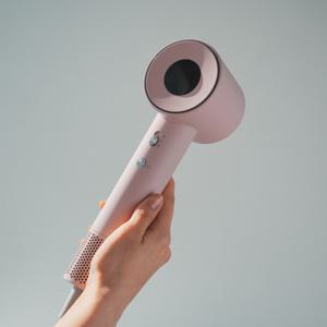 (+거치대 포함)자동온도조절 가벼운 헤어스타일러  BLDC 드라이기 핑크
