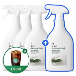 (3+1) 뿌리는 곰팡이제거제 800ml 살림백서 딥클린 대용량 화장실 벽 욕실 타일 실리콘 창틀 벽지