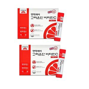 고려은단 비타민C 분말스틱 60포 X 2박스 4개월분 면역케어
