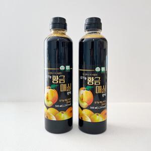 프리미엄 하동 유기농 황금매실원액 500ml 1병 100% 국내산 유기농 매실 사용