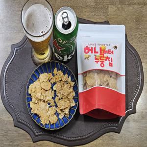 고수의 누룽지  천연 꿀 천연 버터 아몬드의 달콤 고소한 허니 버터 누룽 칩 씹을수록 고소한 수제의 맛